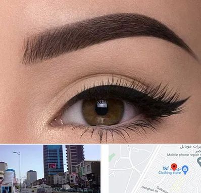 تاتو ابرو در چهارراه طالقانی کرج