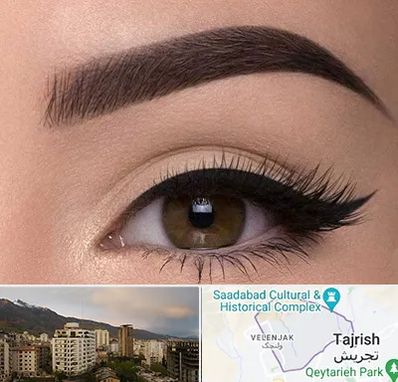 تاتو ابرو در زعفرانیه 