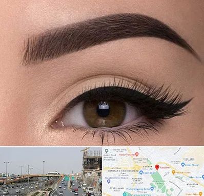 تاتو ابرو در بلوار توس مشهد