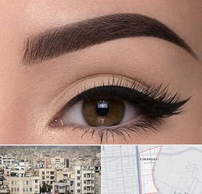 تاتو ابرو در اسکندری