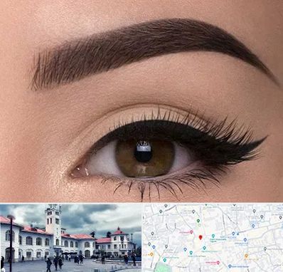 تاتو ابرو در میدان شهرداری رشت