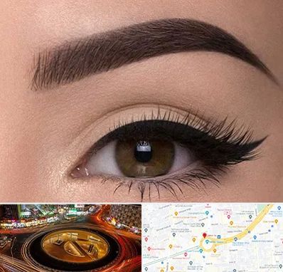 تاتو ابرو در میدان ولیعصر