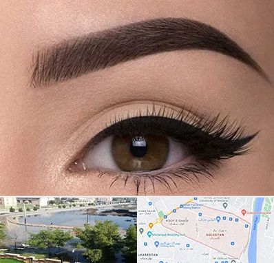 تاتو ابرو در گلستان اهواز