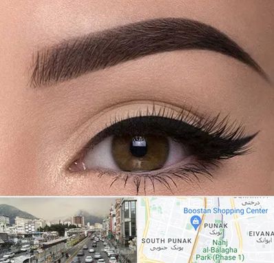 تاتو ابرو در پونک 