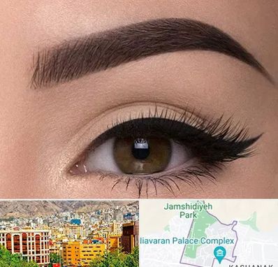 تاتو ابرو در نیاوران 