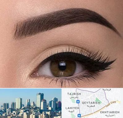 تاتو ابرو در قیطریه 