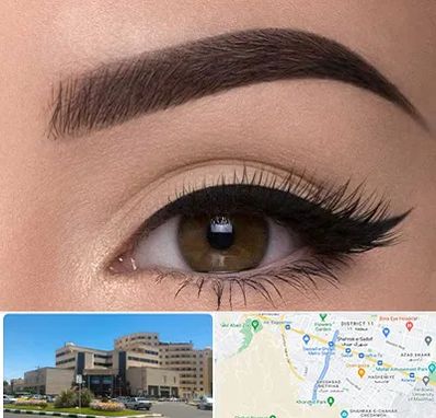 تاتو ابرو در صیاد شیرازی مشهد