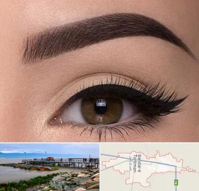 تاتو ابرو در بندر ترکمن