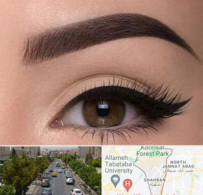 تاتو ابرو در شهران 