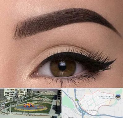 تاتو ابرو در مرزداران تبریز