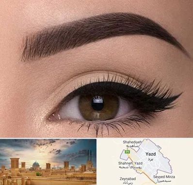 تاتو ابرو در یزد