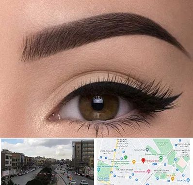 تاتو ابرو در بلوار فردوسی مشهد