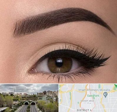 تاتو ابرو در یوسف آباد 