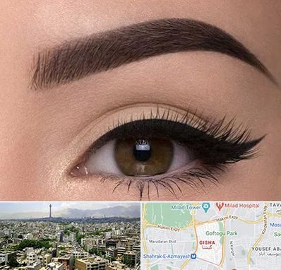 تاتو ابرو در گیشا 