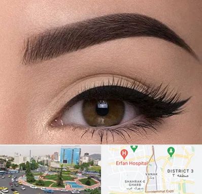 تاتو ابرو در ونک 