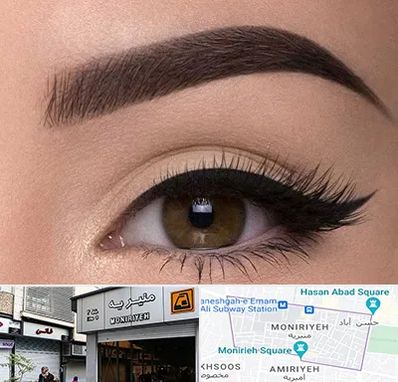 تاتو ابرو در منیریه 