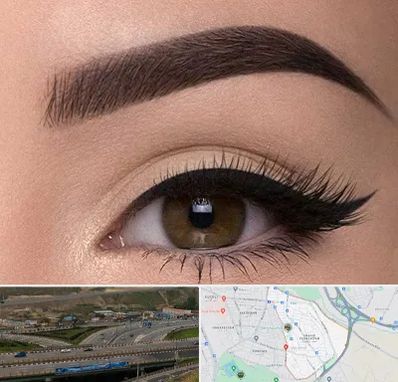 تاتو ابرو در یاغچیان تبریز