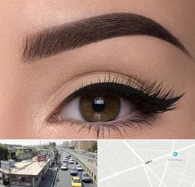 تاتو ابرو در خیابان دماوند