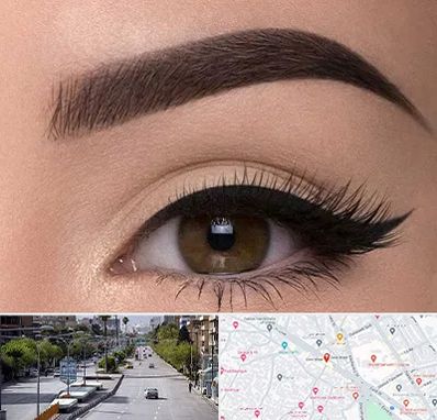 تاتو ابرو در خیابان زند شیراز