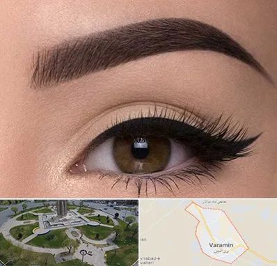 تاتو ابرو در ورامین