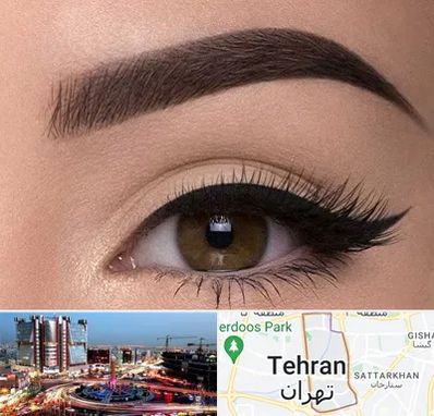 تاتو ابرو در صادقیه 