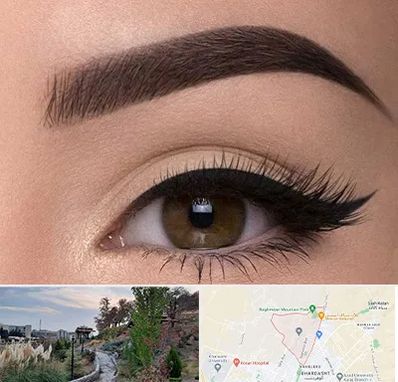 تاتو ابرو در باغستان کرج