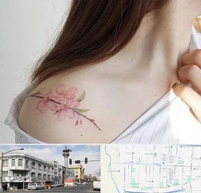 تاتو کار خانم در 17شهریور