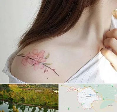 تاتو کار خانم در بهبهان