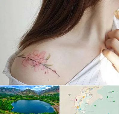 تاتو کار خانم در رودبار