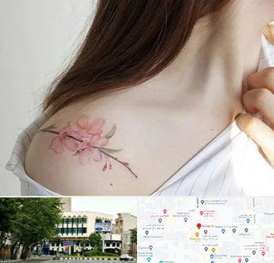 تاتو کار خانم در طالقانی