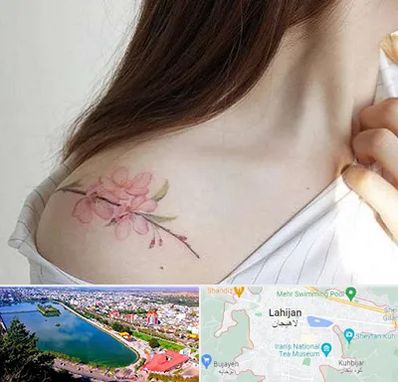 تاتو کار خانم در لاهیجان