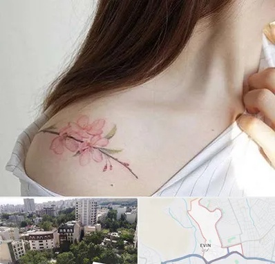 تاتو کار خانم در اوین