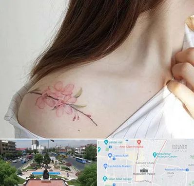 تاتو کار خانم در بهارستان 