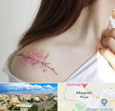 تاتو کار خانم در میانه