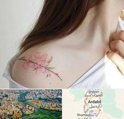 تاتو کار خانم در اردبیل