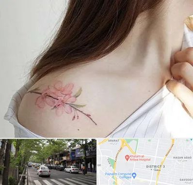 تاتو کار خانم در ظفر 