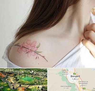 تاتو کار خانم در بروجرد