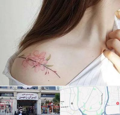 تاتو کار خانم در ایران زمین