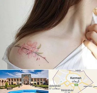 تاتو کار خانم در کرمان