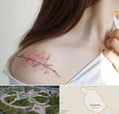 تاتو کار خانم در ورامین