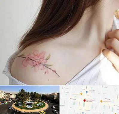 تاتو کار خانم در هفت حوض