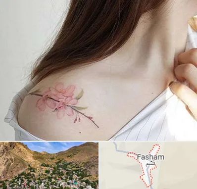 تاتو کار خانم در فشم