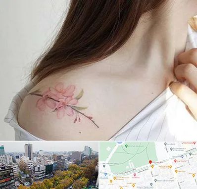 تاتو کار خانم در بلوار کشاورز