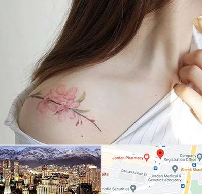 تاتو کار خانم در جردن 