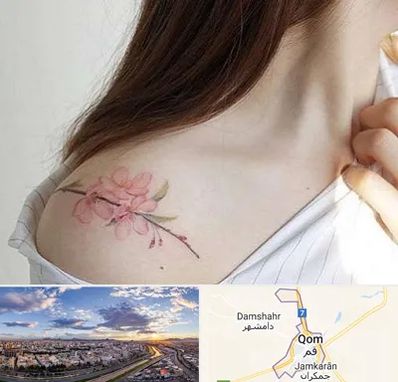 تاتو کار خانم در قم