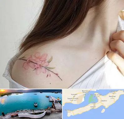 تاتو کار خانم در قشم