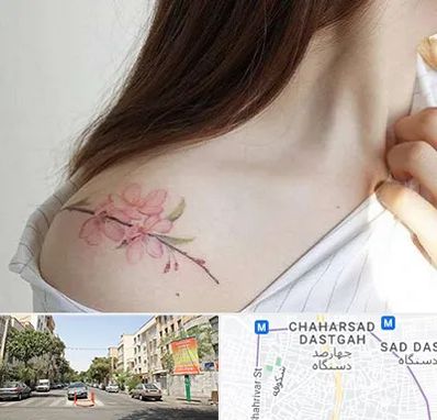 تاتو کار خانم در چهارصد دستگاه 