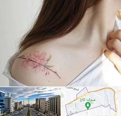 تاتو کار خانم در سعادت آباد 