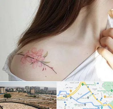 تاتو کار خانم در کوی وحدت شیراز