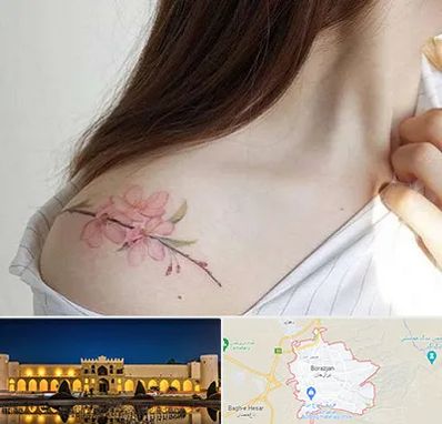 تاتو کار خانم در برازجان